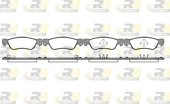 Roadhouse 2295.04 - Тормозные колодки, дисковые, комплект abcparts.ee