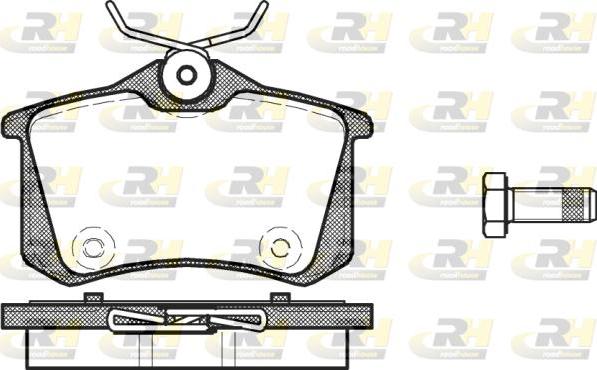 Roadhouse 2263.14 - Тормозные колодки, дисковые, комплект abcparts.ee