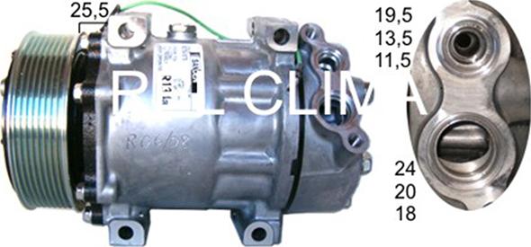 RPL QUALITY APCOSC0007 - Компрессор кондиционера abcparts.ee