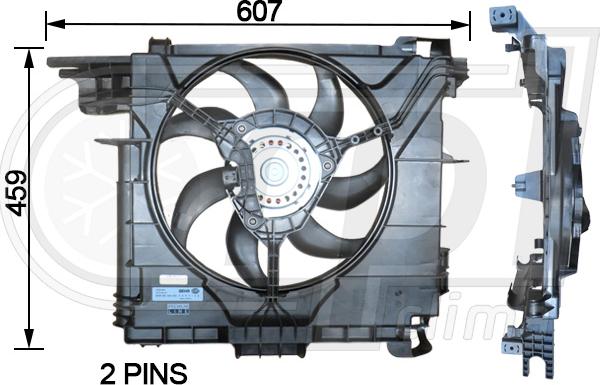 RPL QUALITY APELSM5003 - Вентилятор, охлаждение двигателя abcparts.ee