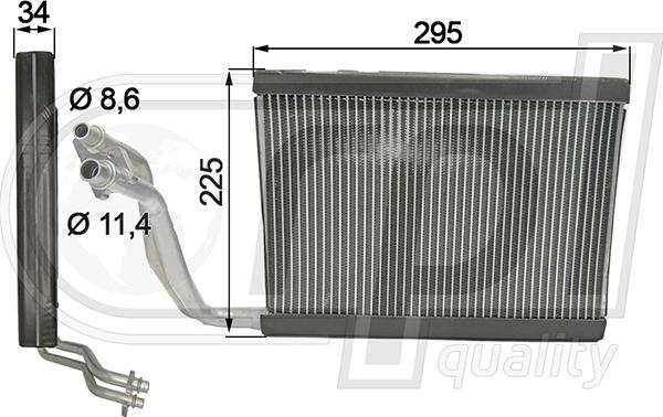 RPL QUALITY APEVBW5024 - Испаритель, кондиционер abcparts.ee