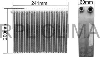 RPL QUALITY APEVCI5021 - Испаритель, кондиционер abcparts.ee