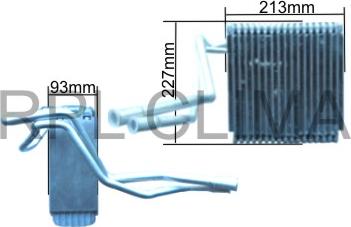 RPL QUALITY APEVFD5012 - Испаритель, кондиционер abcparts.ee