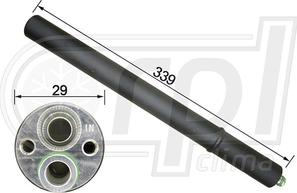 RPL QUALITY APFLAU0018 - Осушитель, кондиционер abcparts.ee