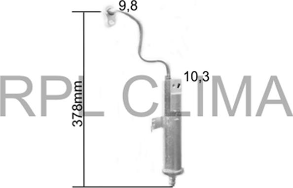 RPL QUALITY APFLCH0027 - Осушитель, кондиционер abcparts.ee