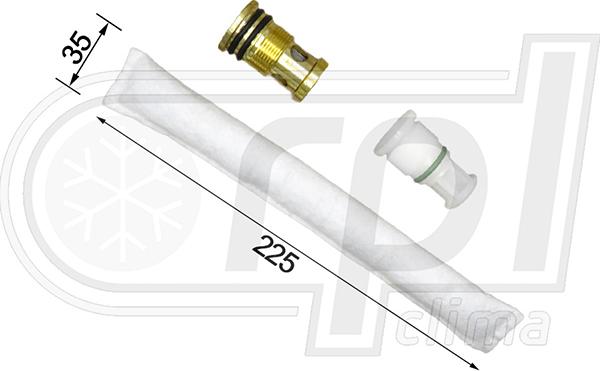 RPL QUALITY APFLTO0002 - Осушитель, кондиционер abcparts.ee