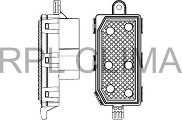 RPL QUALITY APRSFD5004 - Блок управления, кондиционер abcparts.ee