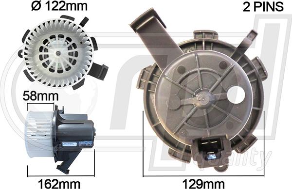 RPL QUALITY APVTSM5001 - Электродвигатель, вентиляция салона abcparts.ee