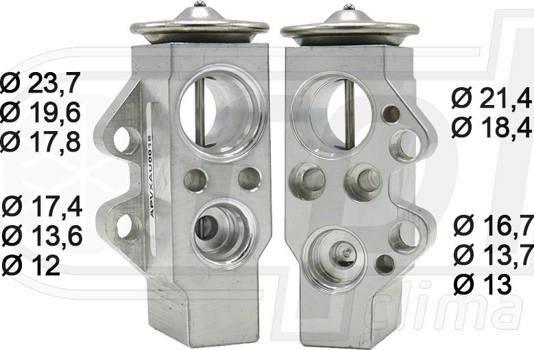 RPL QUALITY APVXAU0018 - Форсунка, расширительный клапан abcparts.ee