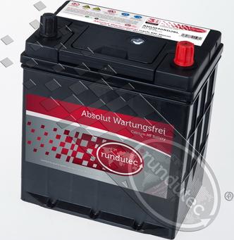 RUTEC RNU040RDJBL - Стартерная аккумуляторная батарея, АКБ abcparts.ee