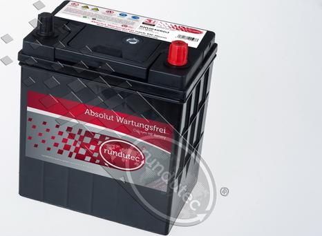 RUTEC RNU040RDJ - Стартерная аккумуляторная батарея, АКБ abcparts.ee