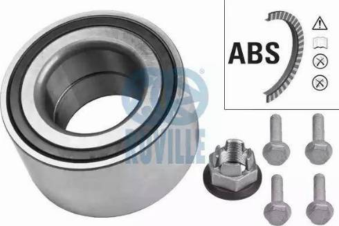 Ruville 6710 - Комплект подшипника, ступицы колеса abcparts.ee
