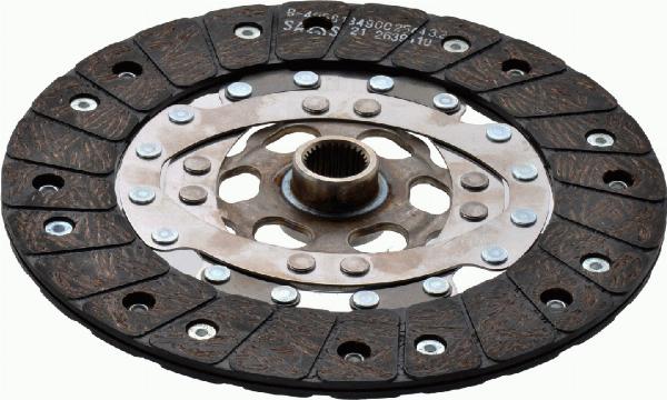 SACHS 1 864 527 337 - Диск сцепления, фрикцион abcparts.ee