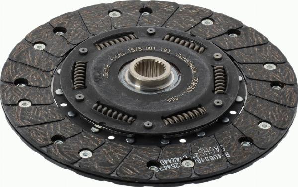 SACHS 1878 001 193 - Диск сцепления, фрикцион abcparts.ee