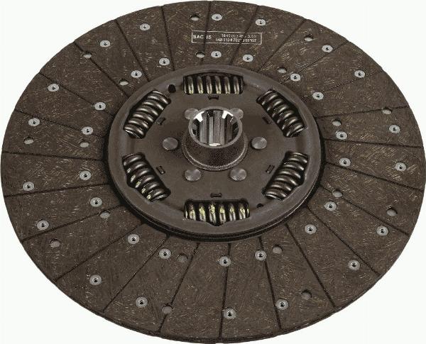 SACHS 1878 002 706 - Диск сцепления, фрикцион abcparts.ee