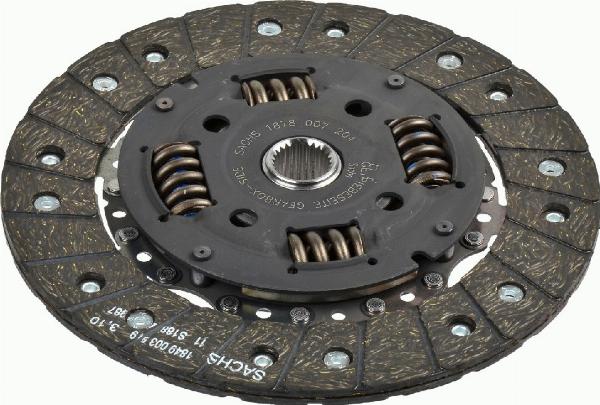 SACHS 1878 007 204 - Диск сцепления, фрикцион abcparts.ee