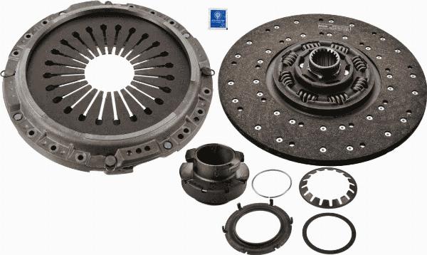SACHS 3 400 117 001 - Комплект сцепления abcparts.ee