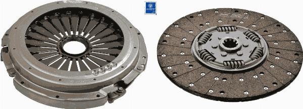 SACHS 3400 121 801 - Комплект сцепления abcparts.ee