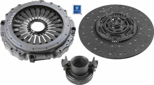 SACHS 3400 128 001 - Комплект сцепления abcparts.ee