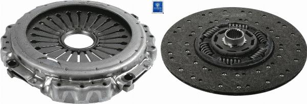 SACHS 3400 122 001 - Комплект сцепления abcparts.ee