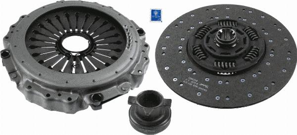SACHS 3 400 122 301 - Комплект сцепления abcparts.ee