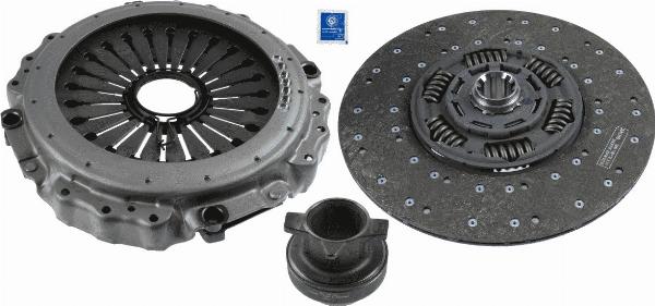 SACHS 3 400 122 201 - Комплект сцепления abcparts.ee