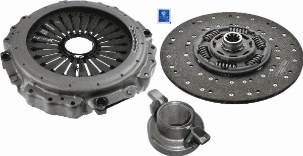 SACHS 3400 700 492 - Комплект сцепления abcparts.ee
