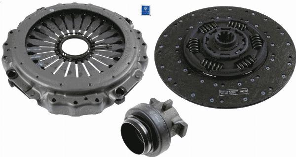 SACHS 3400 700 445 - Комплект сцепления abcparts.ee