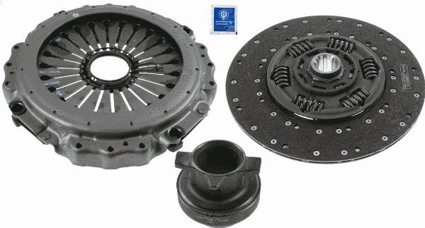 SACHS 3 400 700 460 - Комплект сцепления abcparts.ee
