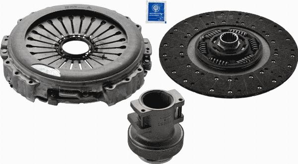SACHS 3400 700 540 - Комплект сцепления abcparts.ee