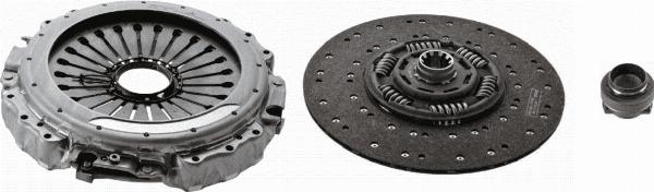 SACHS 3400 700 509 - Комплект сцепления abcparts.ee