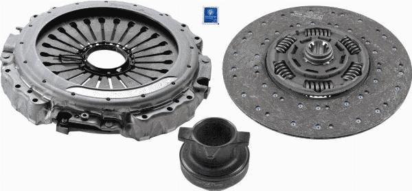 SACHS 3400 700 510 - Комплект сцепления abcparts.ee
