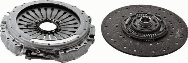 SACHS 3400 700 512 - Комплект сцепления abcparts.ee