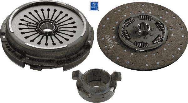 SACHS 3400 700 641 - Комплект сцепления abcparts.ee