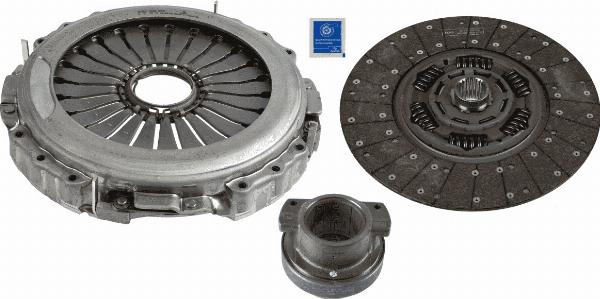 SACHS 3400 700 666 - Комплект сцепления abcparts.ee