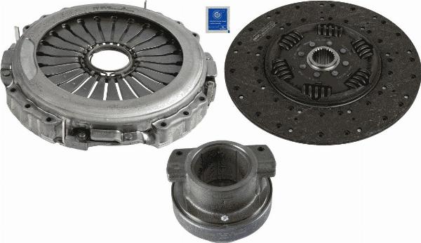 SACHS 3400 700 663 - Комплект сцепления abcparts.ee