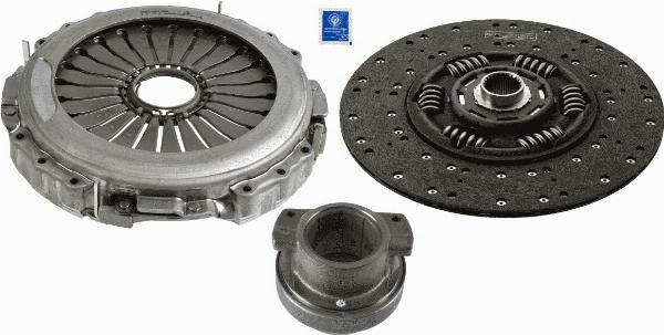 SACHS 3400 700 612 - Комплект сцепления abcparts.ee