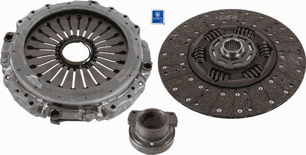SACHS 3400 700 684 - Комплект сцепления abcparts.ee