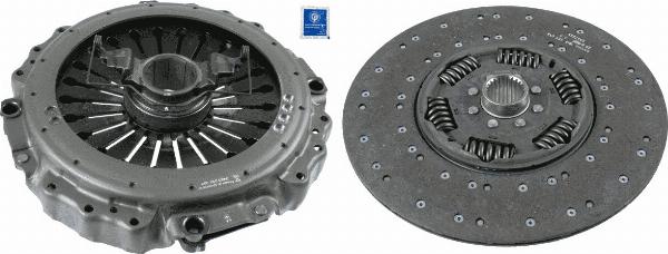 SACHS 3 400 700 342 - Комплект сцепления abcparts.ee