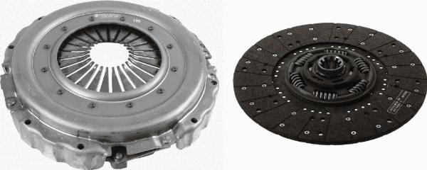 SACHS 3400 700 302 - Комплект сцепления abcparts.ee