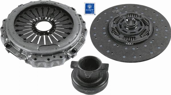 SACHS 3 400 700 380 - Комплект сцепления abcparts.ee