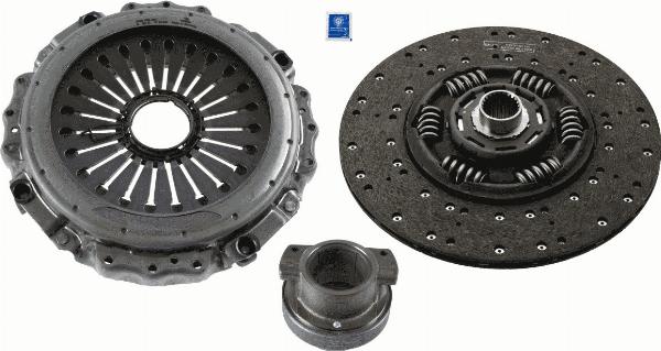 SACHS 3400 700 372 - Комплект сцепления abcparts.ee