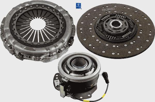SACHS 3400 710 060 - Комплект сцепления abcparts.ee