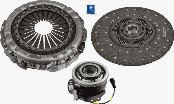 SACHS 3400 710 067 - Комплект сцепления abcparts.ee