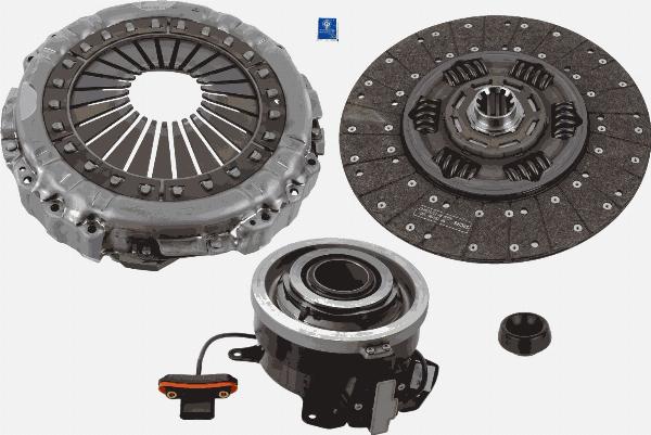 SACHS 3400 710 026 - Комплект сцепления abcparts.ee