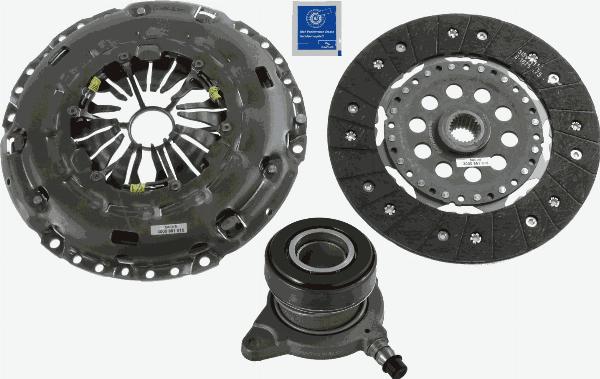 SACHS 3000 990 184 - Комплект сцепления abcparts.ee