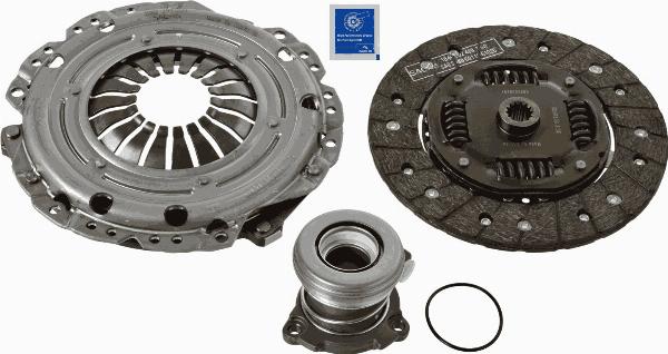 SACHS 3000 990 207 - Комплект сцепления abcparts.ee