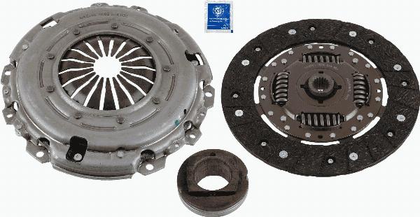 SACHS 3000 951 619 - Комплект сцепления abcparts.ee
