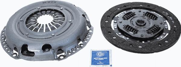 SACHS 3000 951 024 - Комплект сцепления abcparts.ee