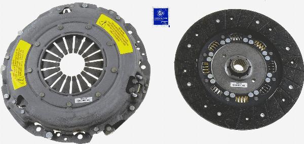SACHS 3 000 951 342 - Комплект сцепления abcparts.ee